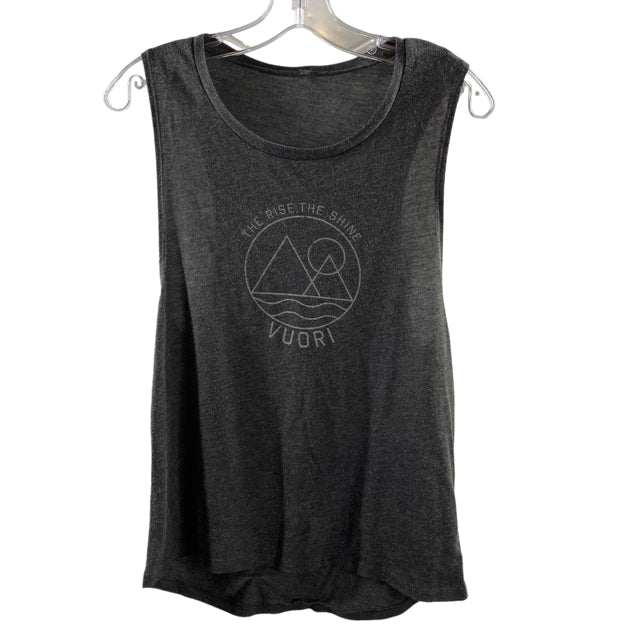 VUORI Size MEDIUM Gray Tank ACTIVE TOP