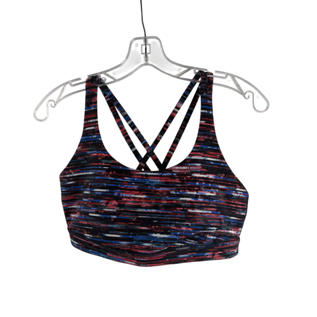 LULULEMON Size MED Multi Streaks ACTIVE TOP