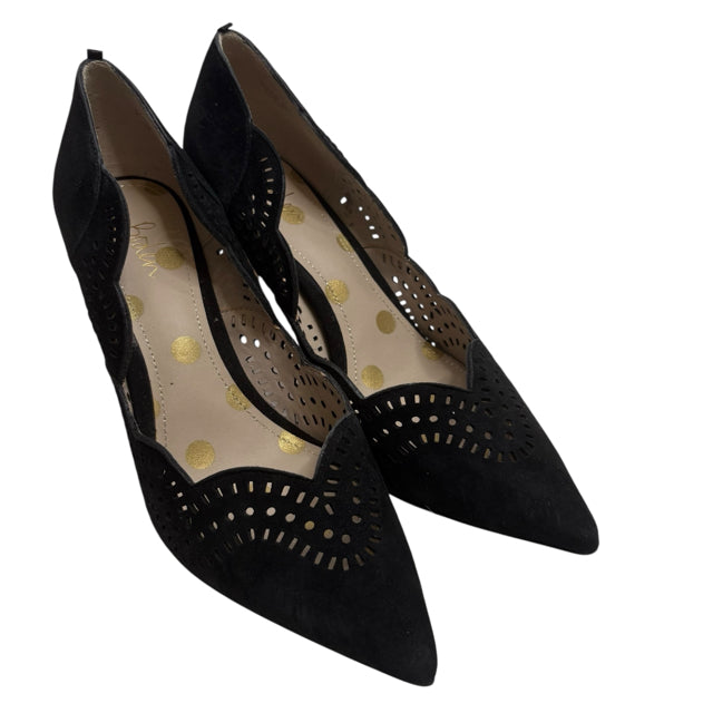 BODEN Size 40 Black Pump Suede SHOE