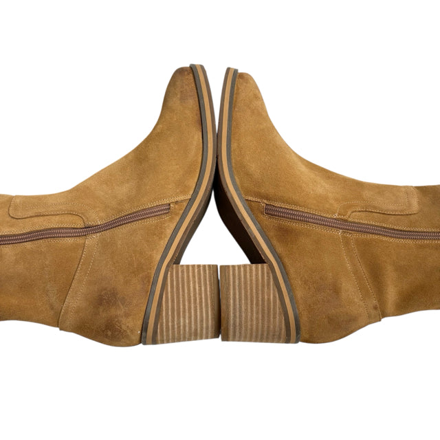 ANTELOPE Size 41 Tan Knee High Suede BOOT