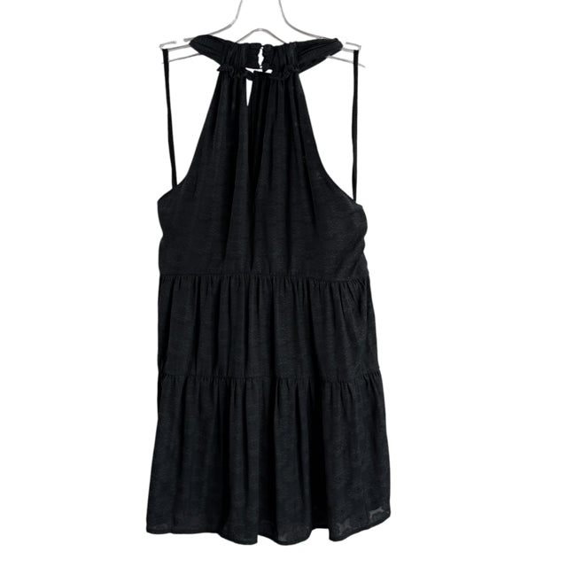 ANTHROPOLOGIE Size SMALL Black/Blue Tone-On Sleeveless Baby Doll Polyester TOP