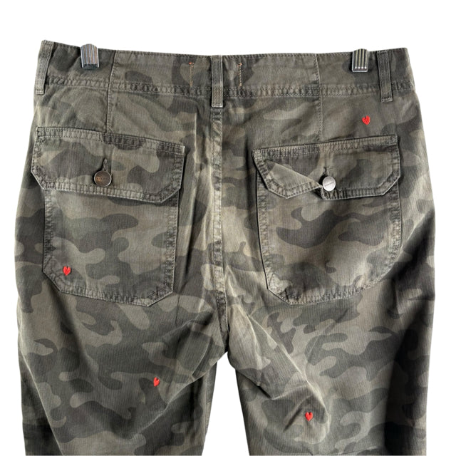 SUNDRY Size 28 Green Camo PANTS