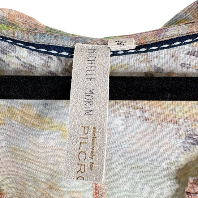 PILCRO Size X-LARGE Multi Print Short Sleeve TOP
