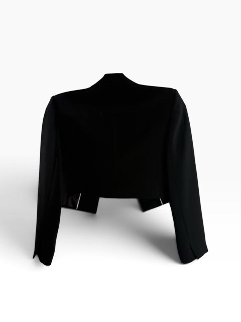 CLUB MONACO Size 4 Black Long Sleeve BLAZ / JKT