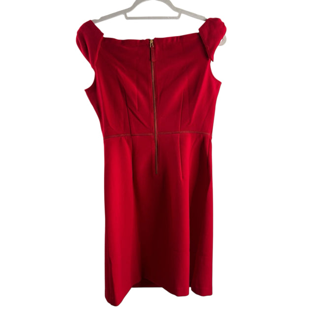 VINEYARD VINES Size 4 Red Bow Detail Sleeveless Polyester Blend NWT DRESS