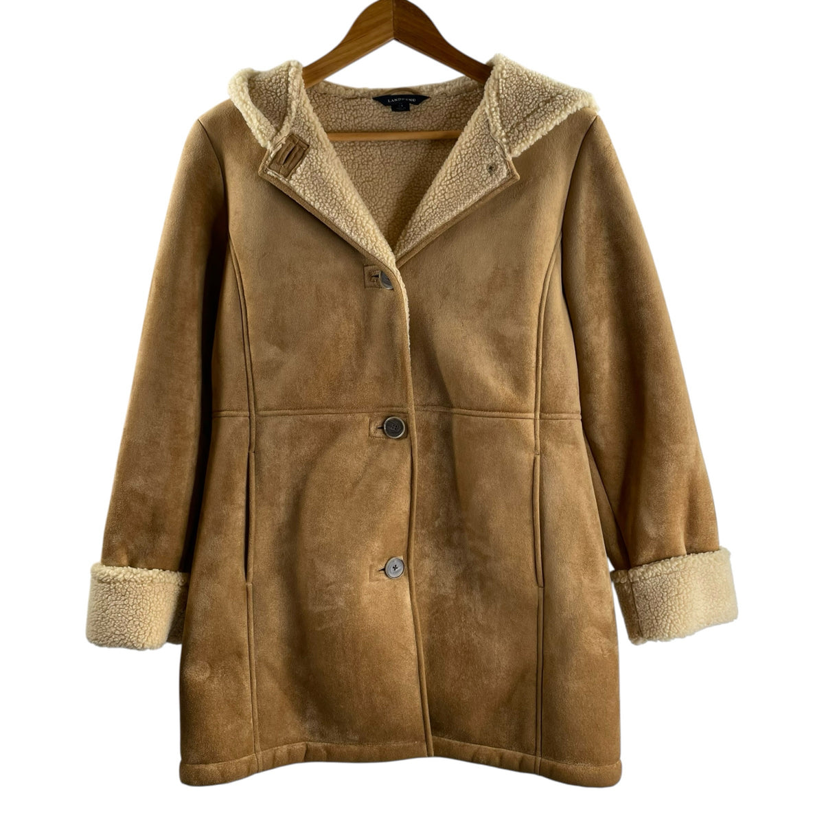 LANDS END Size X-SMALL Brown JACKET
