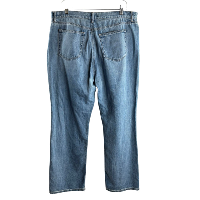 LOFT Size 33 TALL Light Blue Denim JEANS