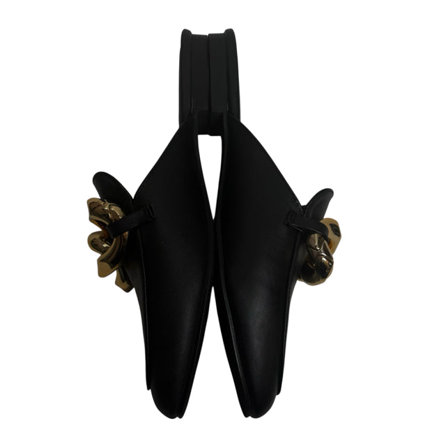 SHU SHOP Size 9 Black Slide Faux Leather NWOT SHOE