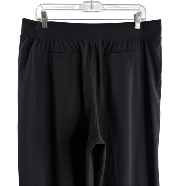 ATHLETA Size 16 Black Wide Leg Polyester Blend ACTIVE PANT