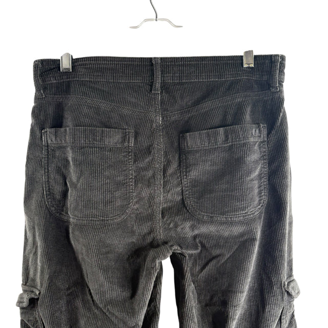 AMERICAN EAGLE Size 8 Black Cargo Corduroy PANTS