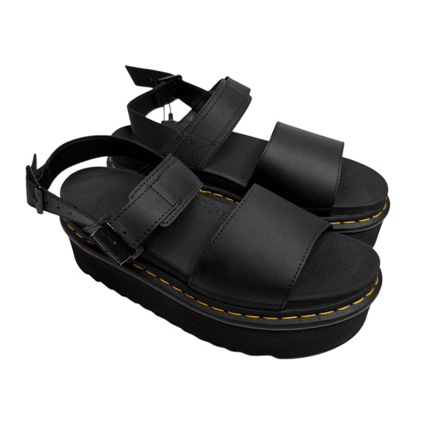 DOC MARTENS Size 10 Black Sandal SHOE