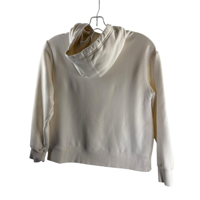 ATHLETA Size SMALL Cream Long Sleeve Hoodie TOP