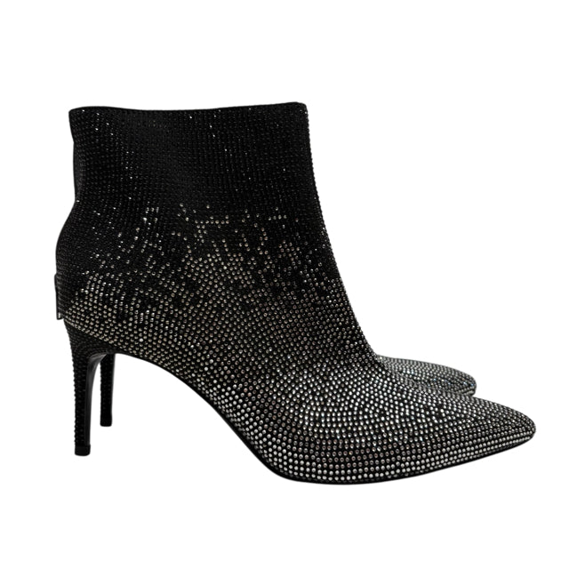 WHBM Size 9 1/2 Black/Silver Ankle Boot NWT SHOE