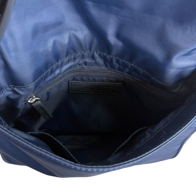 TALBOTS Dark Blue Logo Nylon Cross Body PURSE