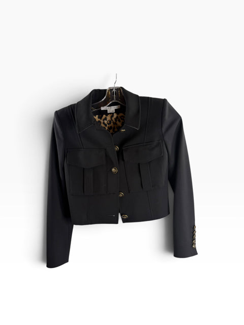 VERONICA BEARD Size 4 Black Long Sleeve BLAZ / JKT