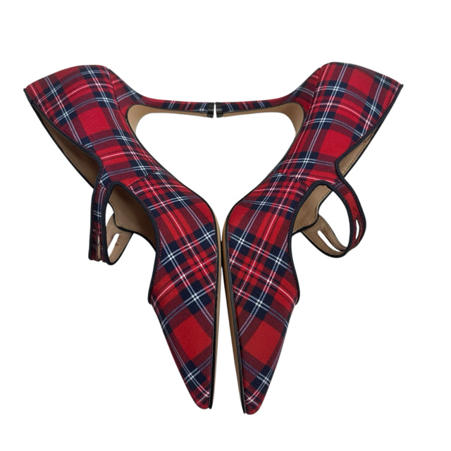DRAPER JAMES Size 9 Red/Multi Strap NWT SHOE