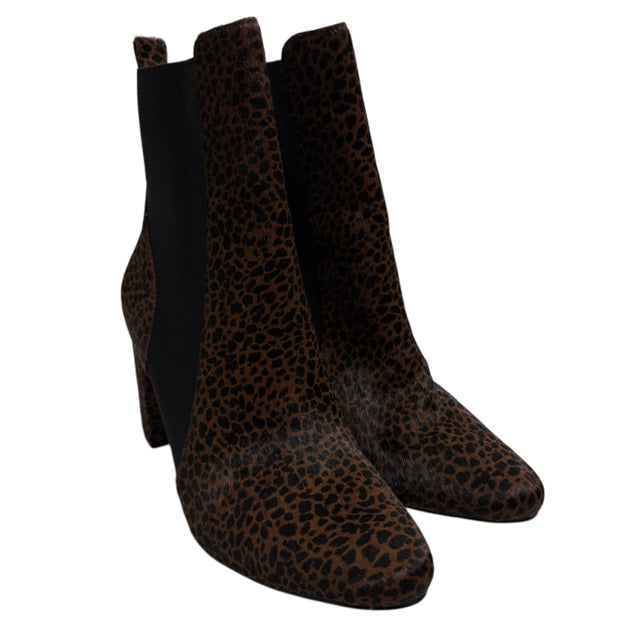 WHBM Size 9 1/2 Brown/Black Ankle Boot NWT SHOE
