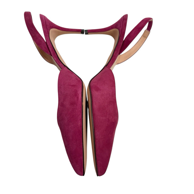 J CREW Size 9 Pink Sling Suede NWT SHOE