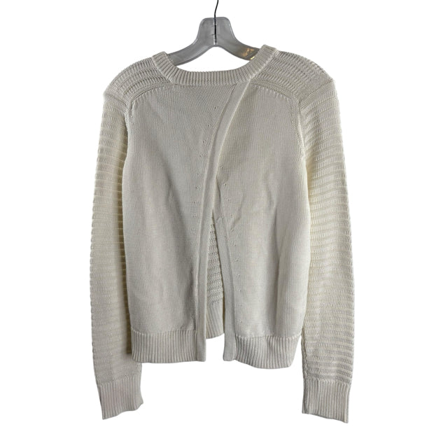 RAG & BONE Size SMALL Cream Long Sleeve Open Back SWEATER
