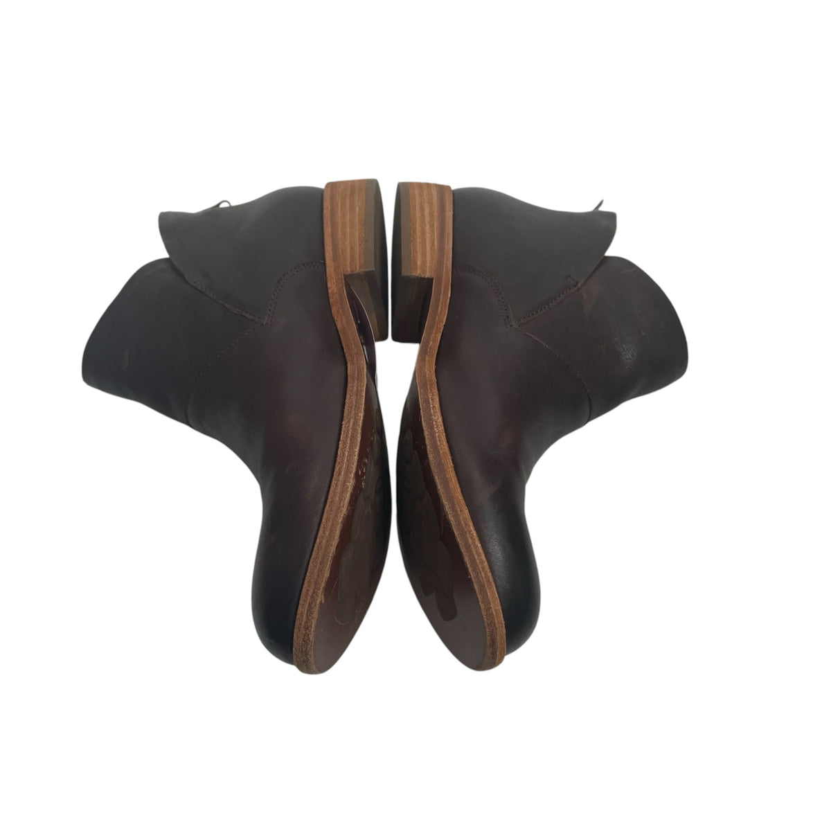 KORK-EASE Size 9 1/2 Brown Ankle Boot Leather BOOT