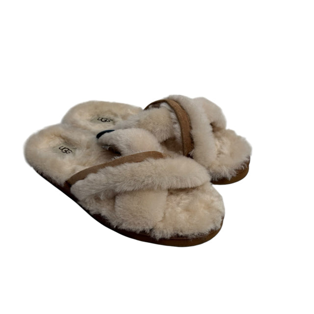 UGG Size 9 Cream/Tan SHOE