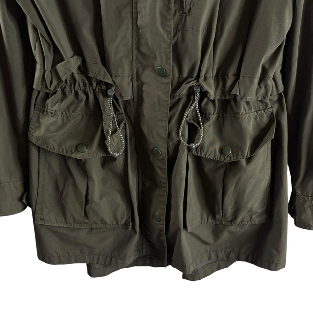 J CREW Size SMALL Olive Windbreaker JACKET