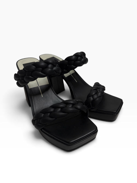 DOLCE VITA Size 9 Black Sandal MMM SHOE