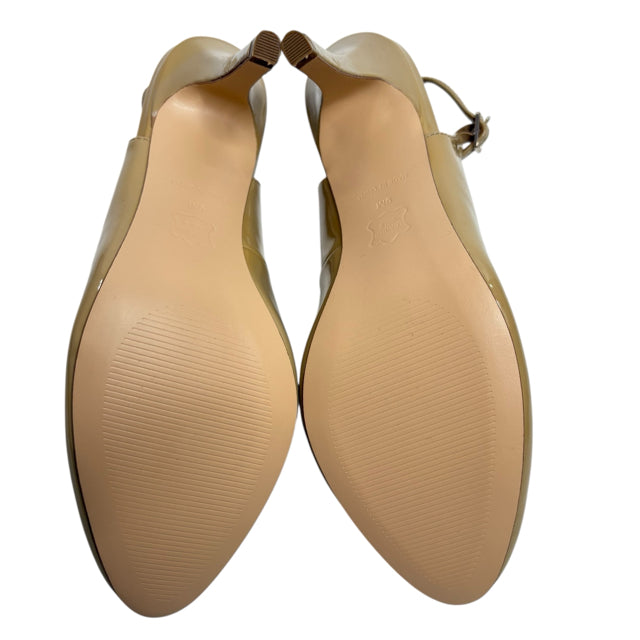 TALBOTS Size 9 Nude Sling Patent NEW! SHOE
