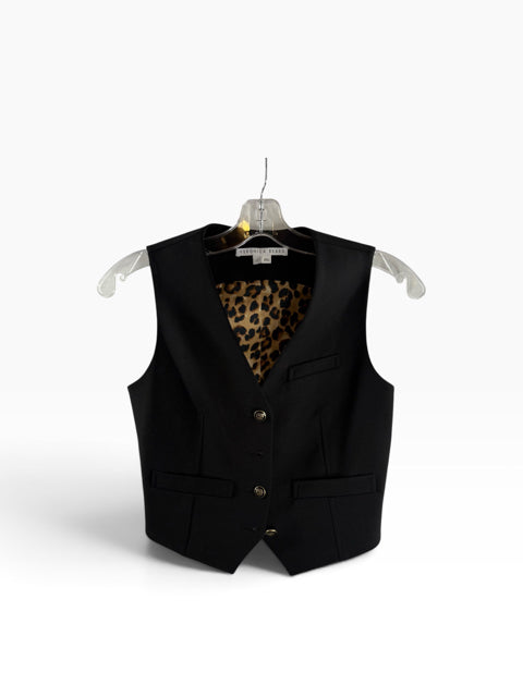 VERONICA BEARD Size 4 Black Structured VEST