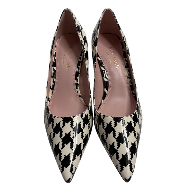 KATE SPADE Size 8 1/2 B/W Pump Patent NWT SHOE