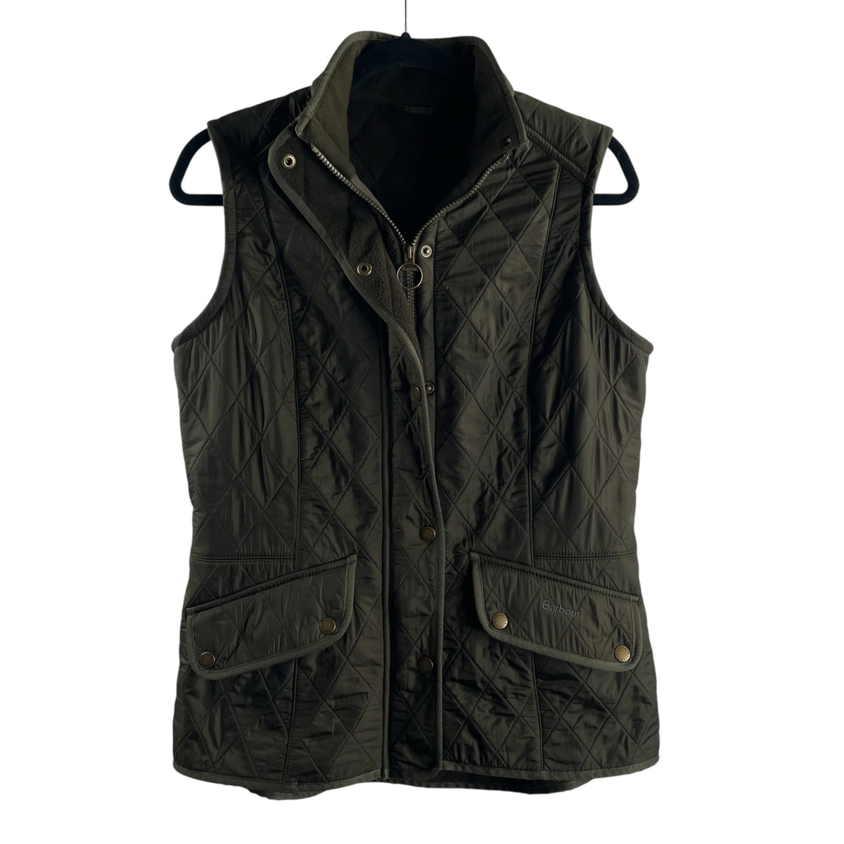 BARBOUR Size MEDIUM Dark Green Quilted JACKET