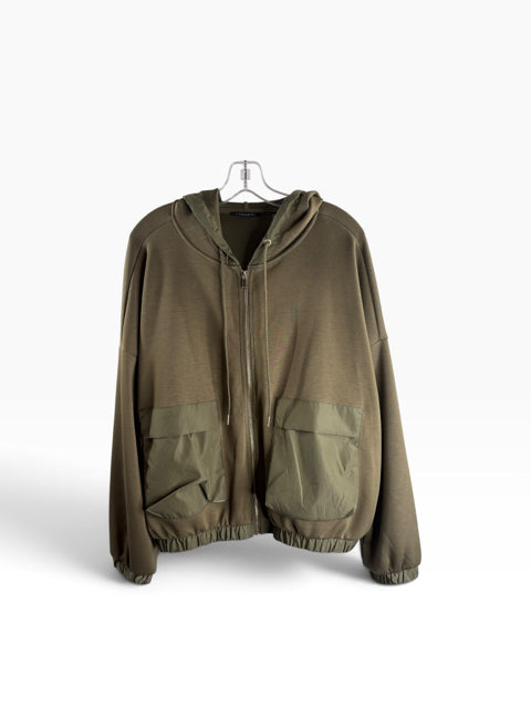 T TAHARI Size X-LARGE Green NWT JACKET