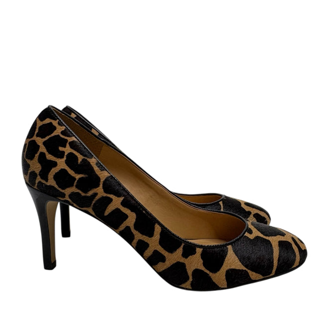 TALBOTS Size 9 Brown/Tan Pump Hair SHOE