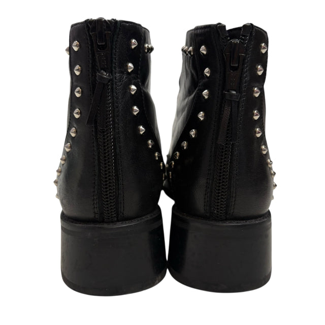 WEITZMAN Size 7 Black Laced Leather SHOE