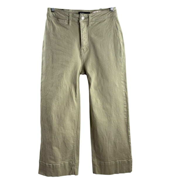 BCBG Size 27 Sage Wide Leg Cotton PANTS