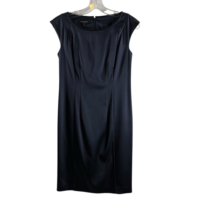 LAFAYETTE 148 Size 2 Dark Blue Sleeveless Acetate NWT DRESS