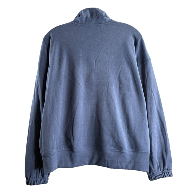 90 DEGREE BY REFLEX Size MEDIUM Dark Blue Kangaroo Pocket Polyester ACTIVE TOP