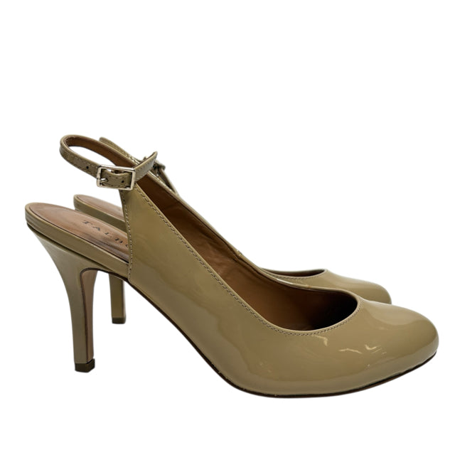 TALBOTS Size 9 Nude Sling Patent NEW! SHOE