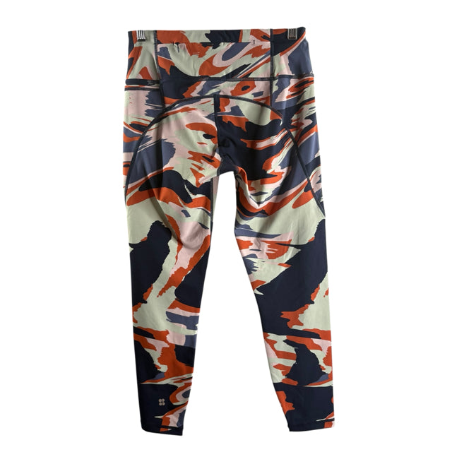 SWEATY BETTY Size SMALL Gray/Orange Leggings PANTS