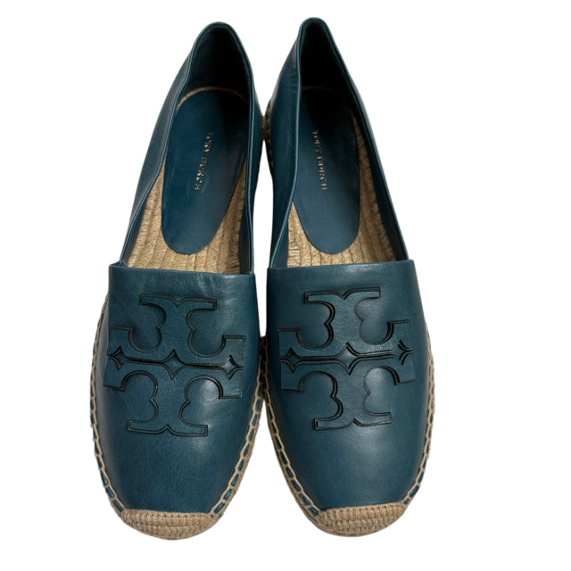 TORY BURCH Size 8 1/2 Blue Espadrille NWT SHOE