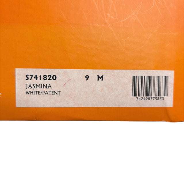 KATE SPADE Size 9 White Sling Patent Leather SHOE