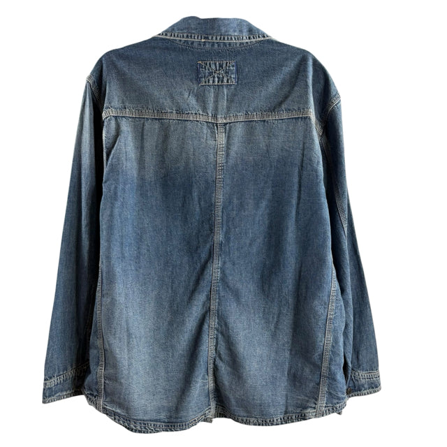 WE THE FREE Size SMALL Blue Long Sleeve Shirt Jacket Denim NWT TOP