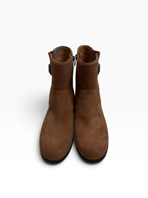VIONIC Size 7 1/2 Brown Ankle Suede BOOT
