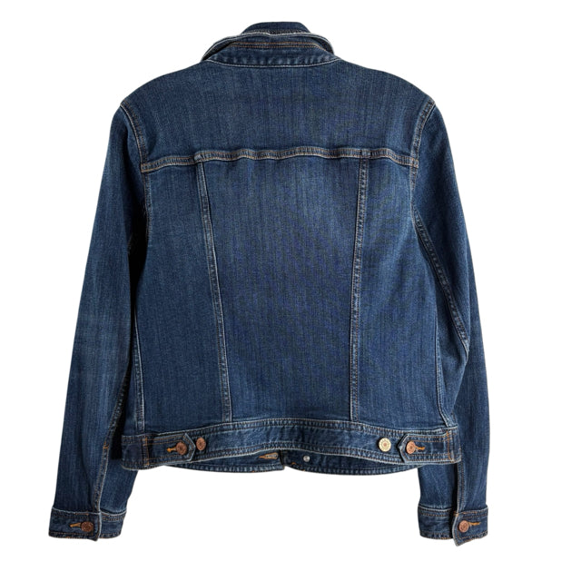 TALBOTS Size SMALL Blue Denim JACKET