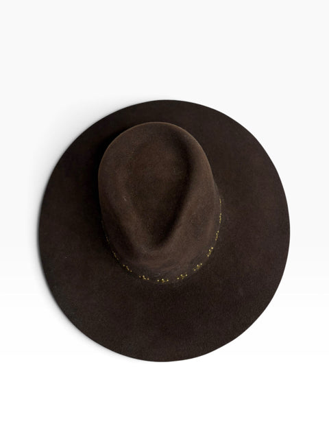 CALLEEN CORDERO Brown Wool NWT HAT