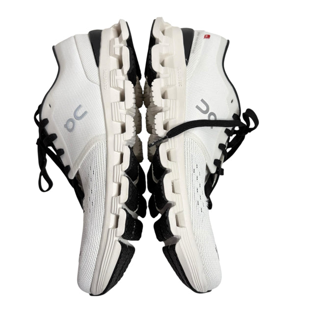 ON CLOUD Size 9 1/2 White/Black Athletic SHOE