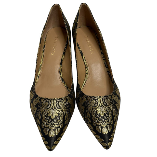 TALBOTS Size 9 1/2 Black/gold Low Pump NEW! SHOE