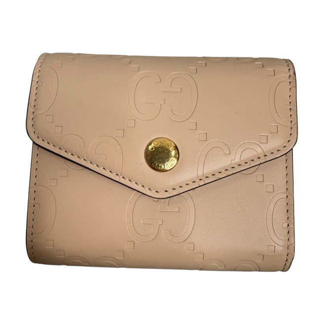 GUCCI Beige Leather WALLET