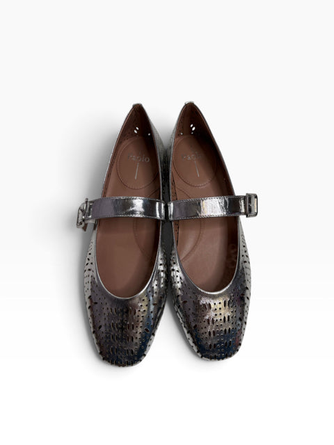PAOLO Silver Mary Jane SHOE
