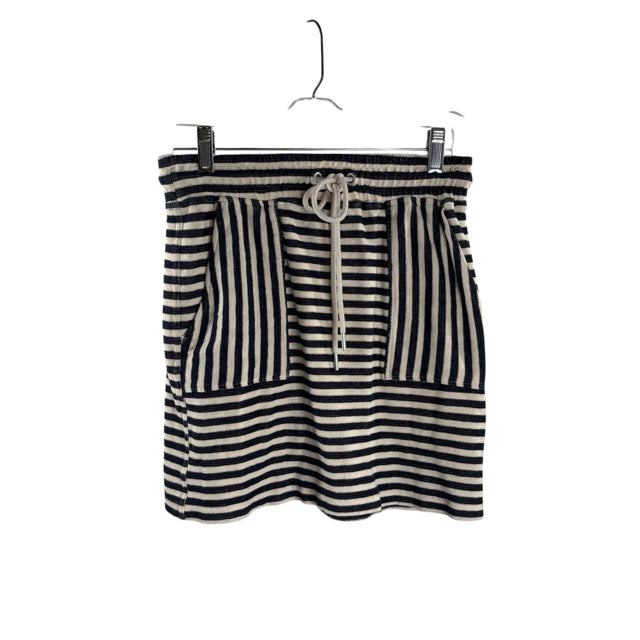 LOFT Size X-SMALL B/W Stripe Mini SKIRT